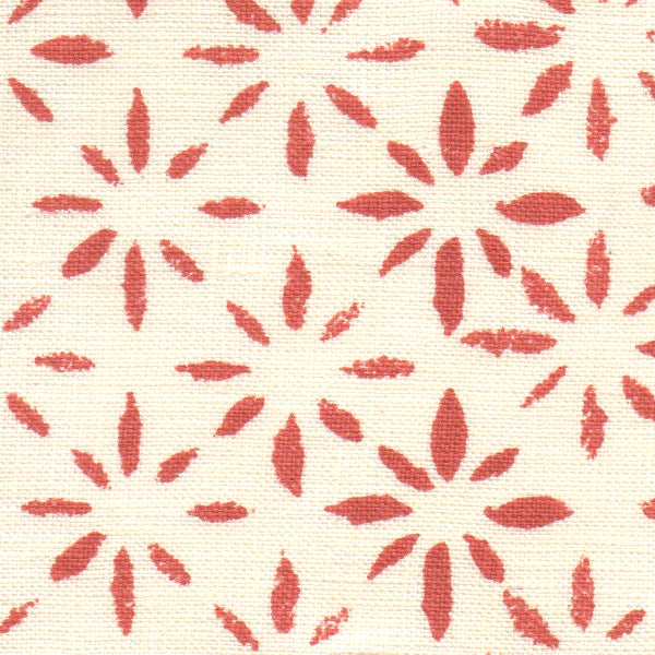 Michael Devine Petite Fleur Coral on Ivory
