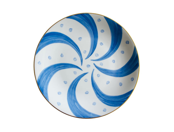 Pinwheel Porcelain Blue Dinnerware