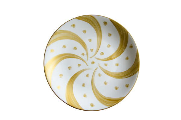 Pinwheel Gold Dinnerware