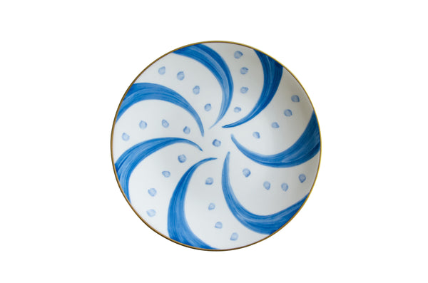 Pinwheel Porcelain Blue Dinnerware