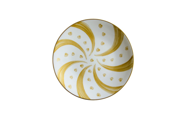 Pinwheel Gold Dinnerware