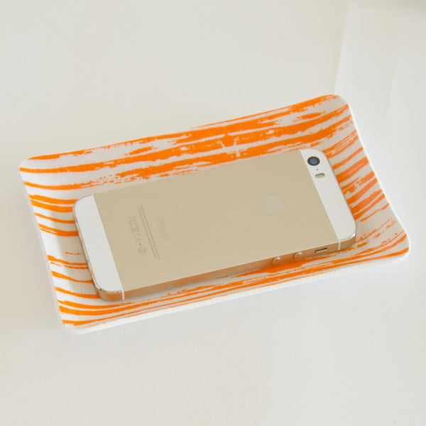 Thomas Tangerine Ring/Cellphone Tray