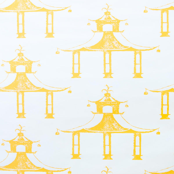 Michael Devine Garden Folly Pagoda wallpaper Melon