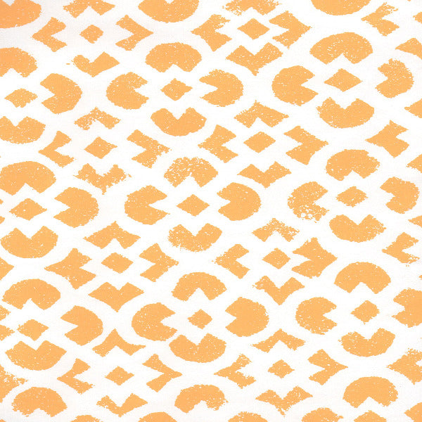 Michael Devine Ltd Maze Wallaper in Tangerine