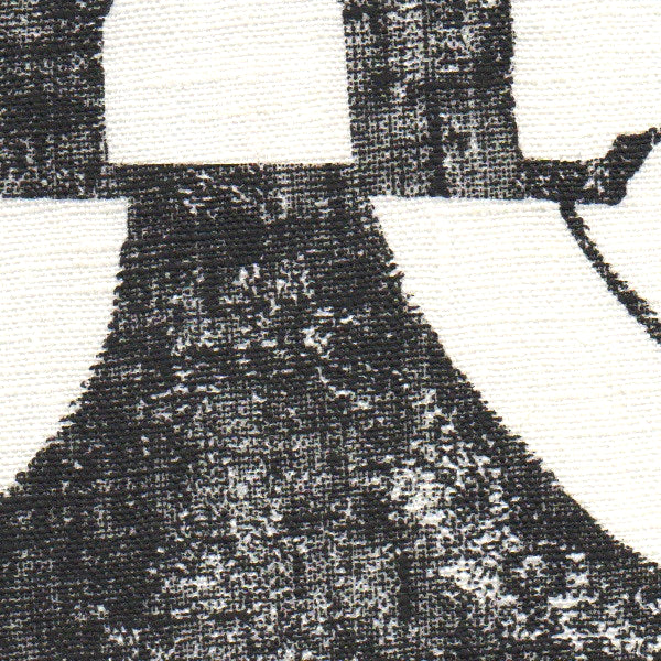 Michael Devine Garden Folly Night Sky (Black) on White