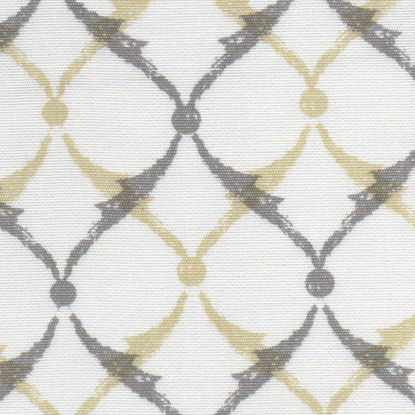 Michael Devine Combray Duo outdoor fabric Pewter/sand/gray