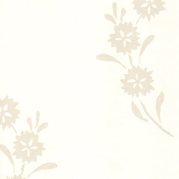 Michael Devine Garden Sally Floral Sprig wallpaper Ivory